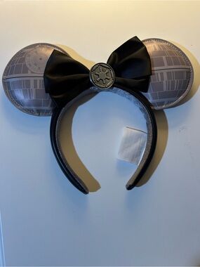 Disney Star Wars Imperial Death Star Minnie Ears Headband